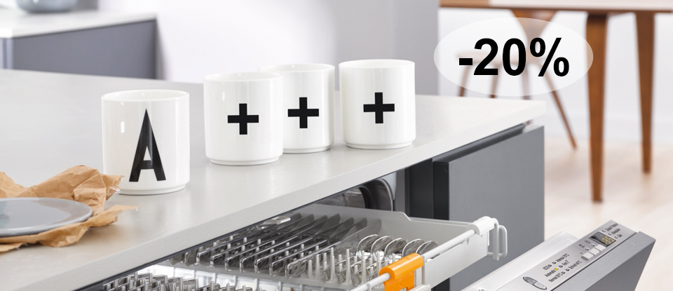 Afwasautomaten met EcoTech-warmteopslag: A+++ - 20%